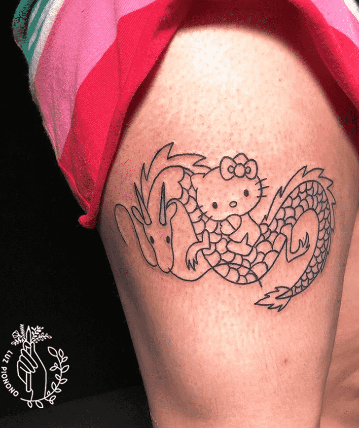Hello Kitty Tattoo Design Image