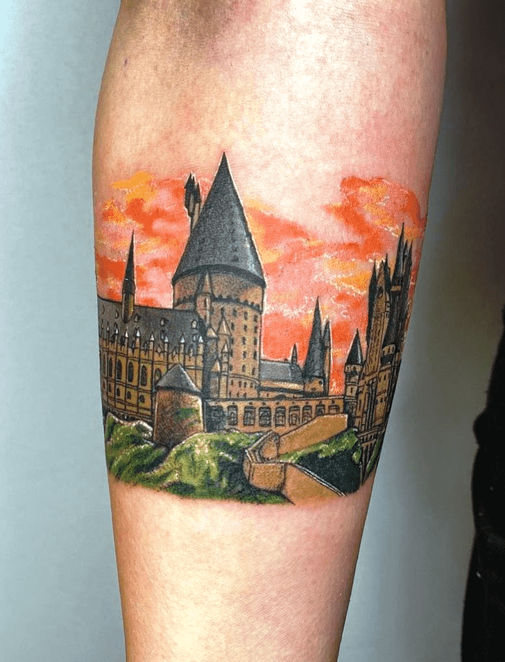 Hogwarts Tattoo Photograph