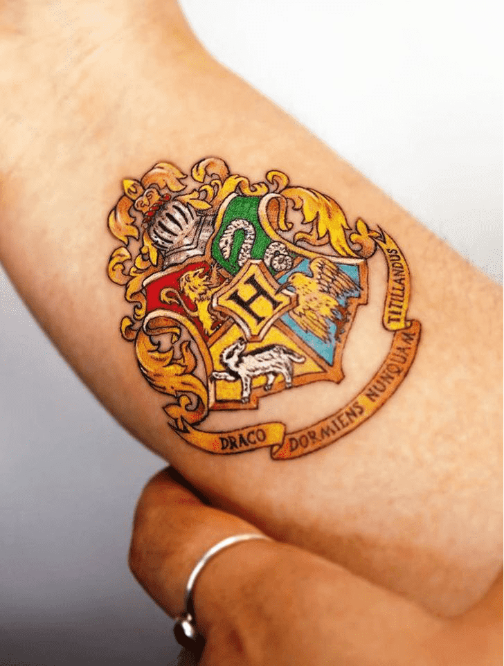 Hogwarts Tattoo Photograph