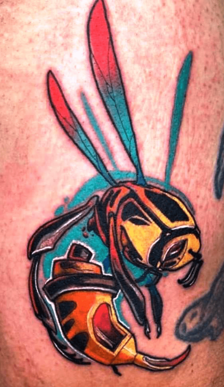 Hornet Tattoo Portrait