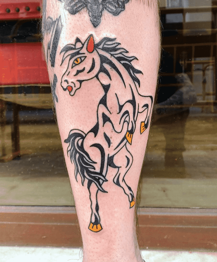 Horse Tattoo Figure
