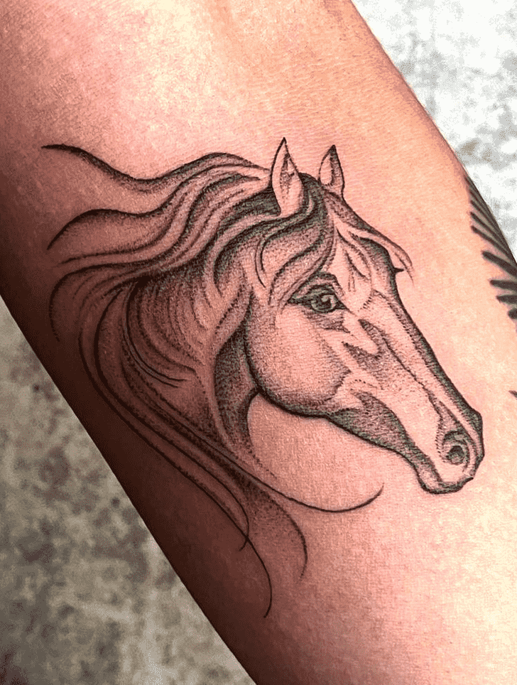 Horse Tattoo Portrait