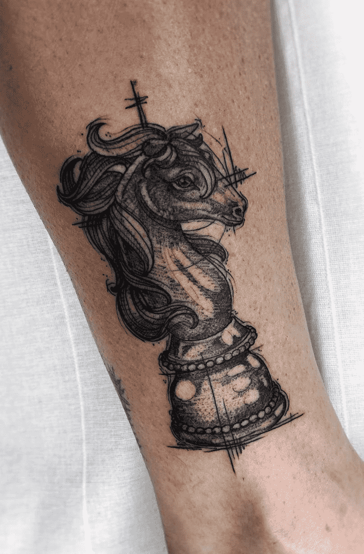 Horse Tattoo Figure