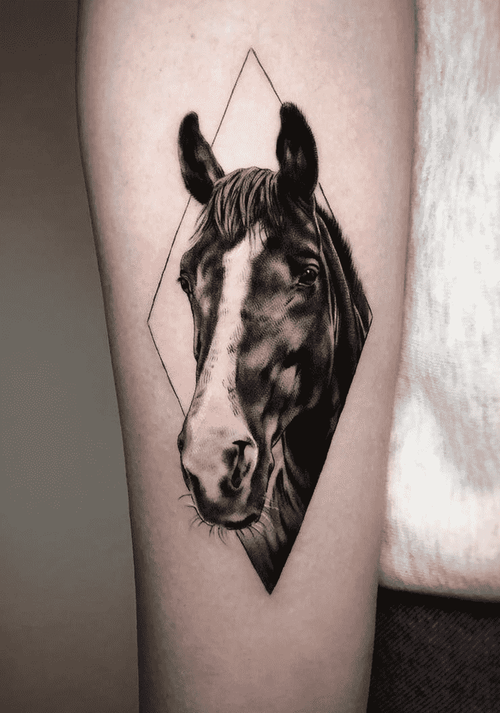 Horse Tattoo Shot