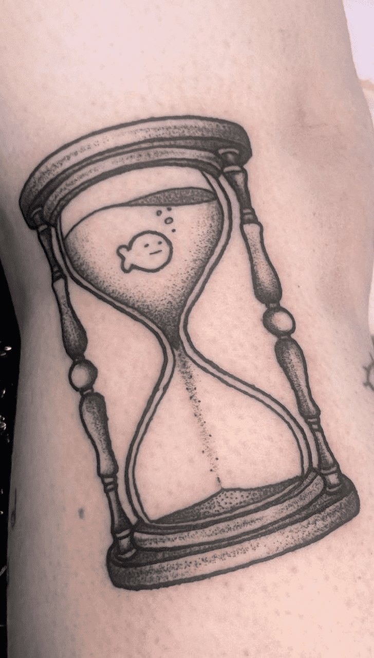 Hourglass Tattoo Photos