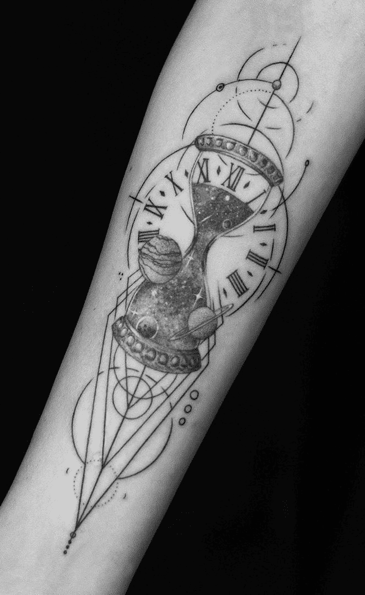 Hourglass Tattoo Photograph