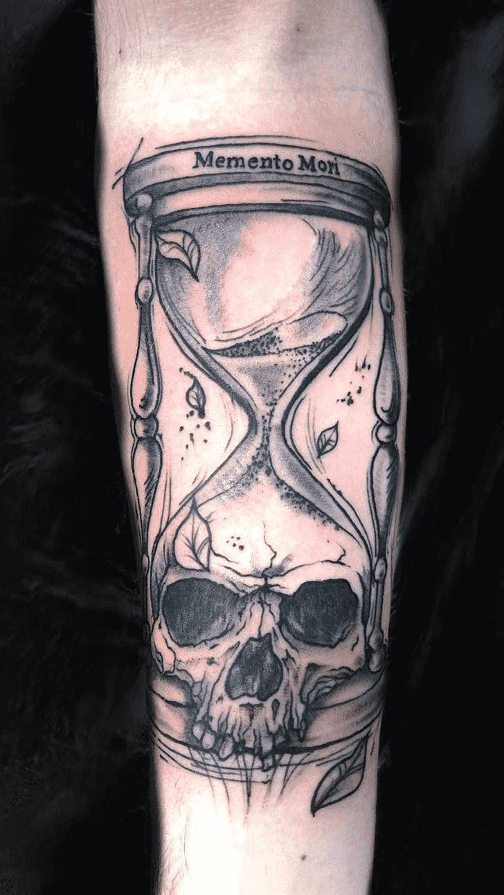 Hourglass Tattoo Shot