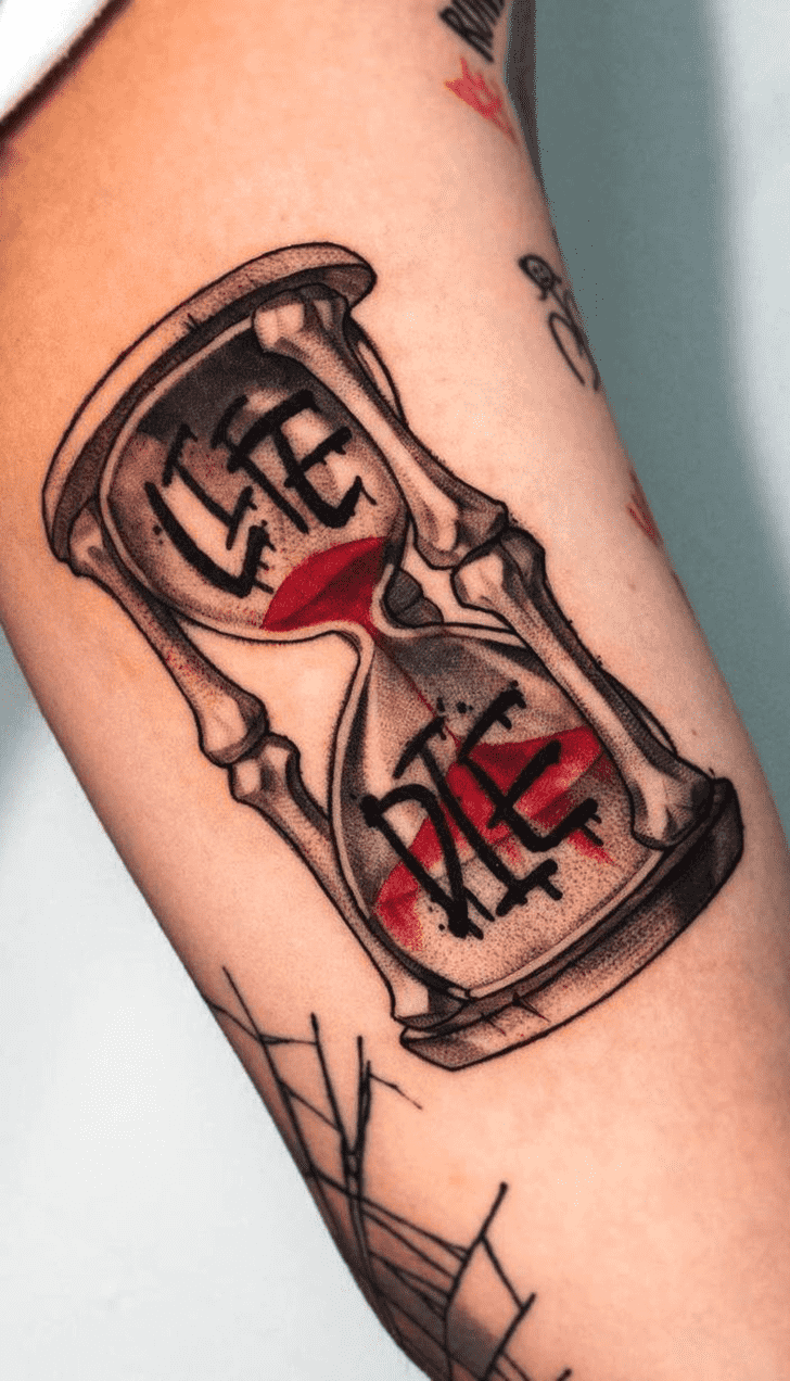 Hourglass Tattoo Portrait