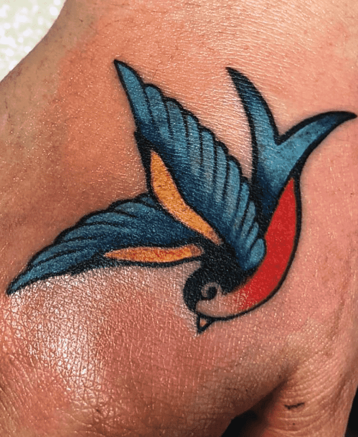 House Sparrow Tattoo Design Image
