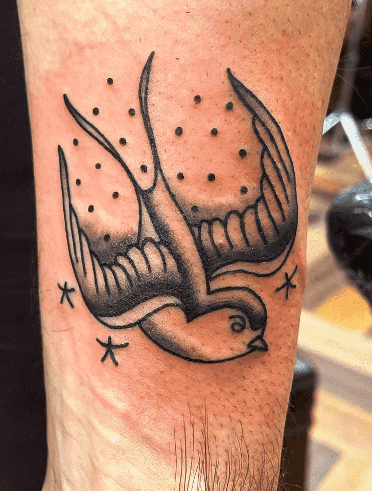 House Sparrow Tattoo Figure