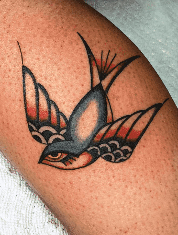 House Sparrow Tattoo Portrait