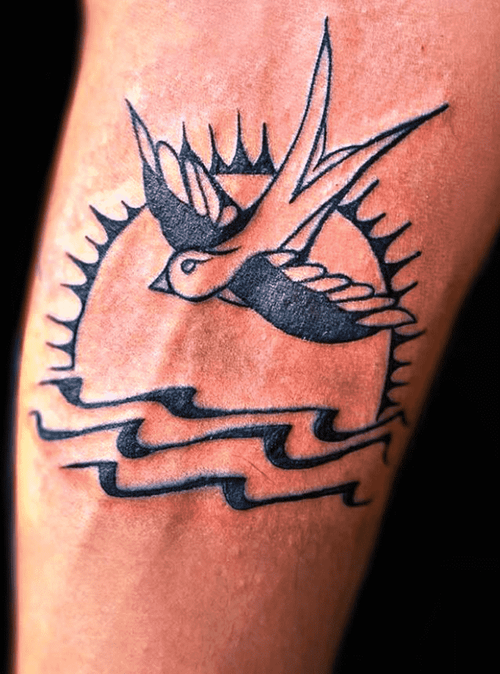 House Sparrow Tattoo Snapshot