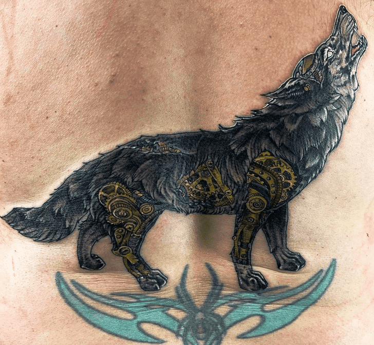 Howling Wolf Tattoo Photos
