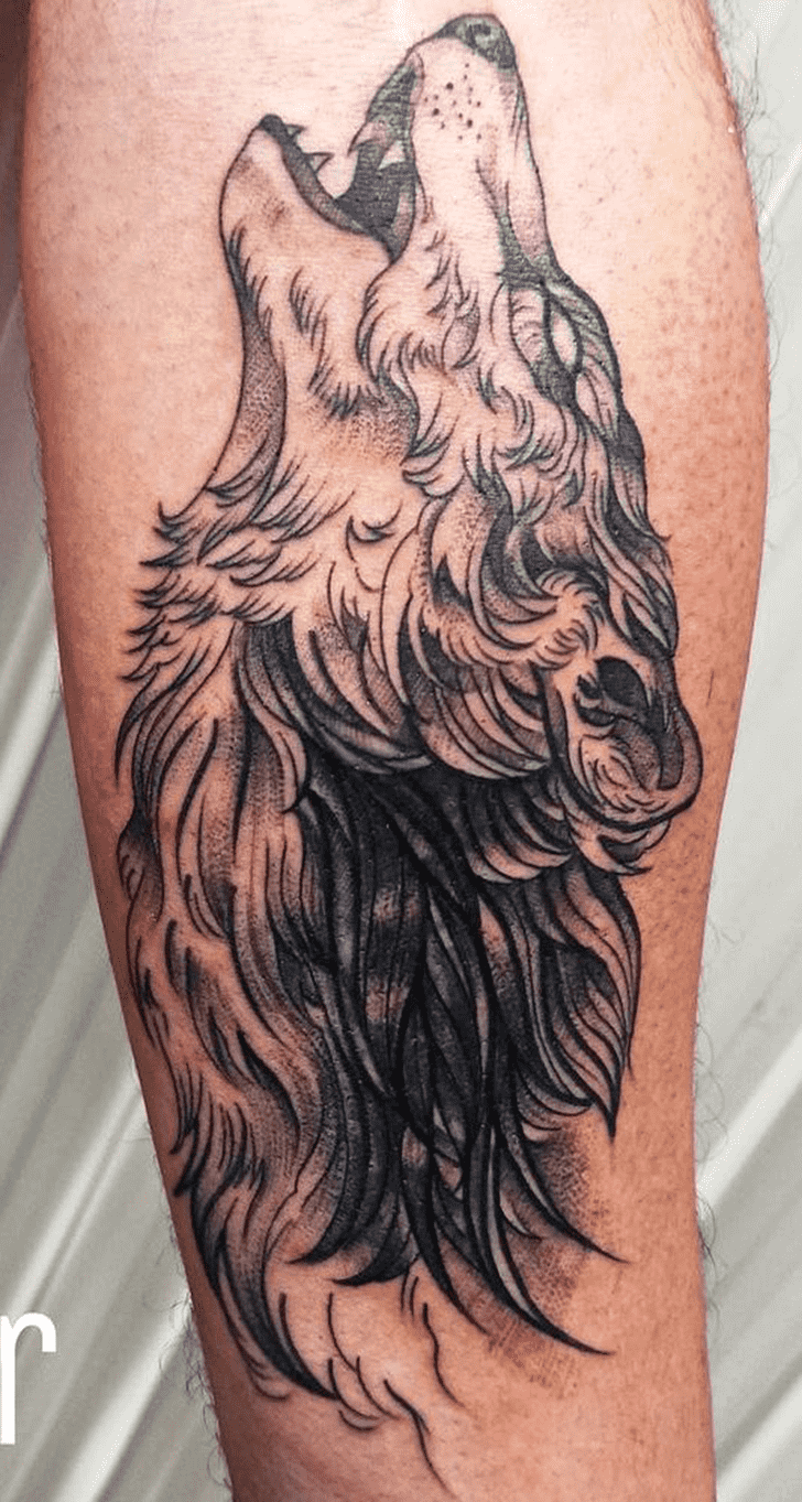 Howling Wolf Tattoo Snapshot