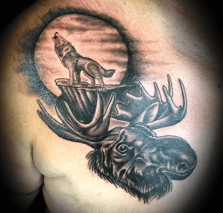 Howling Wolf Tattoo Picture