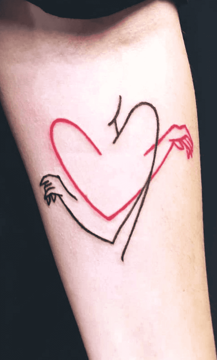 Hug Day Tattoo Picture