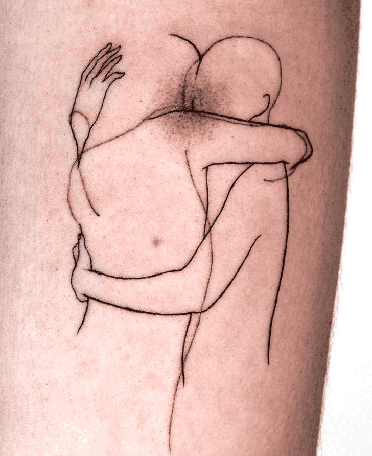 Hug Tattoo Photograph