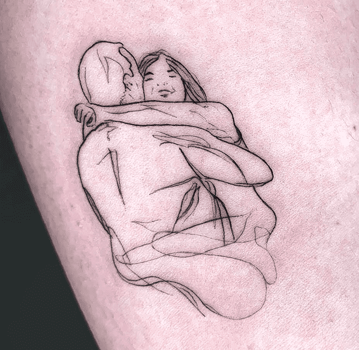 Hug Tattoo Portrait