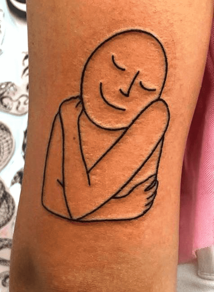 Hug Tattoo Design Image