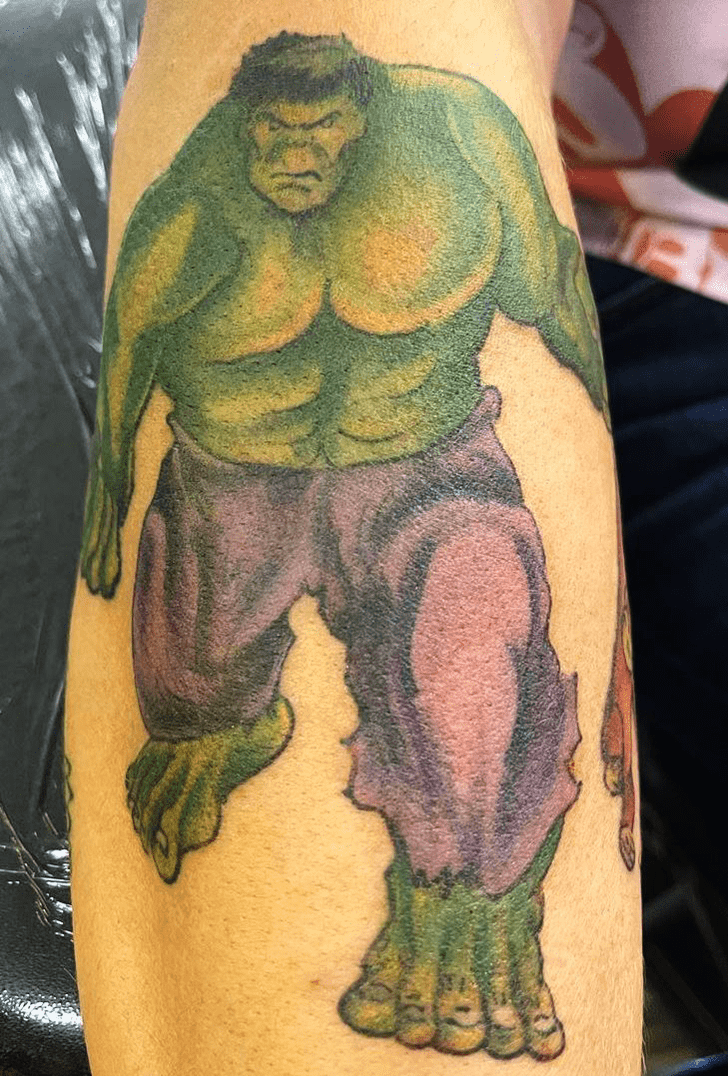 Hulk Tattoo Snapshot