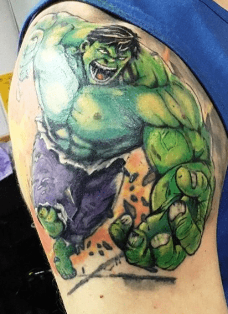 Hulk Tattoo Photograph