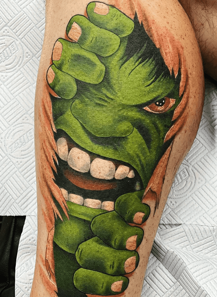 Hulk Tattoo Figure