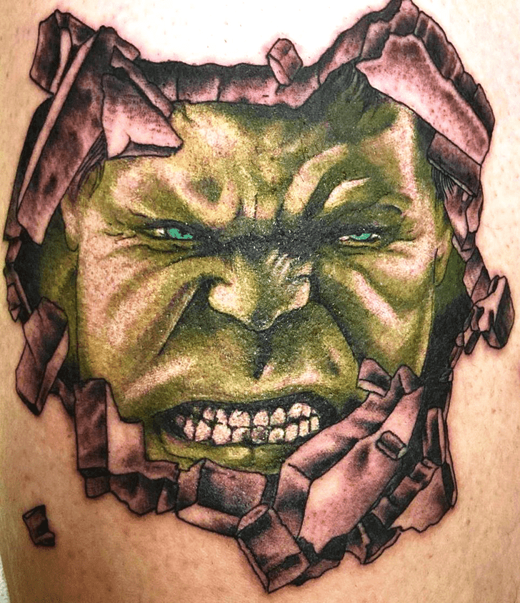 Hulk Tattoo Snapshot