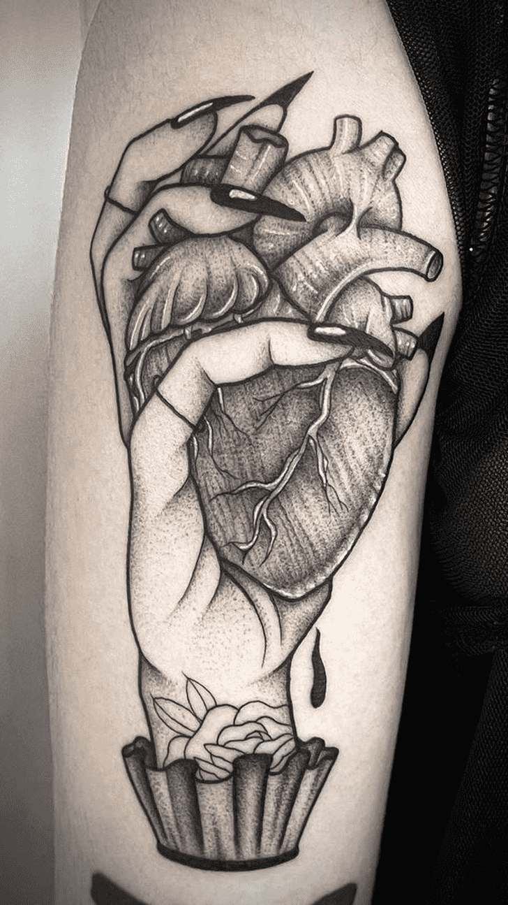 Human Heart Tattoo Snapshot