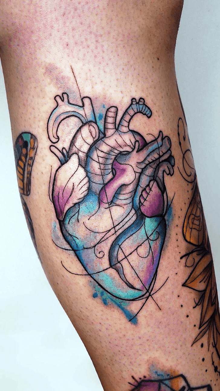 Human Heart Tattoo Photo