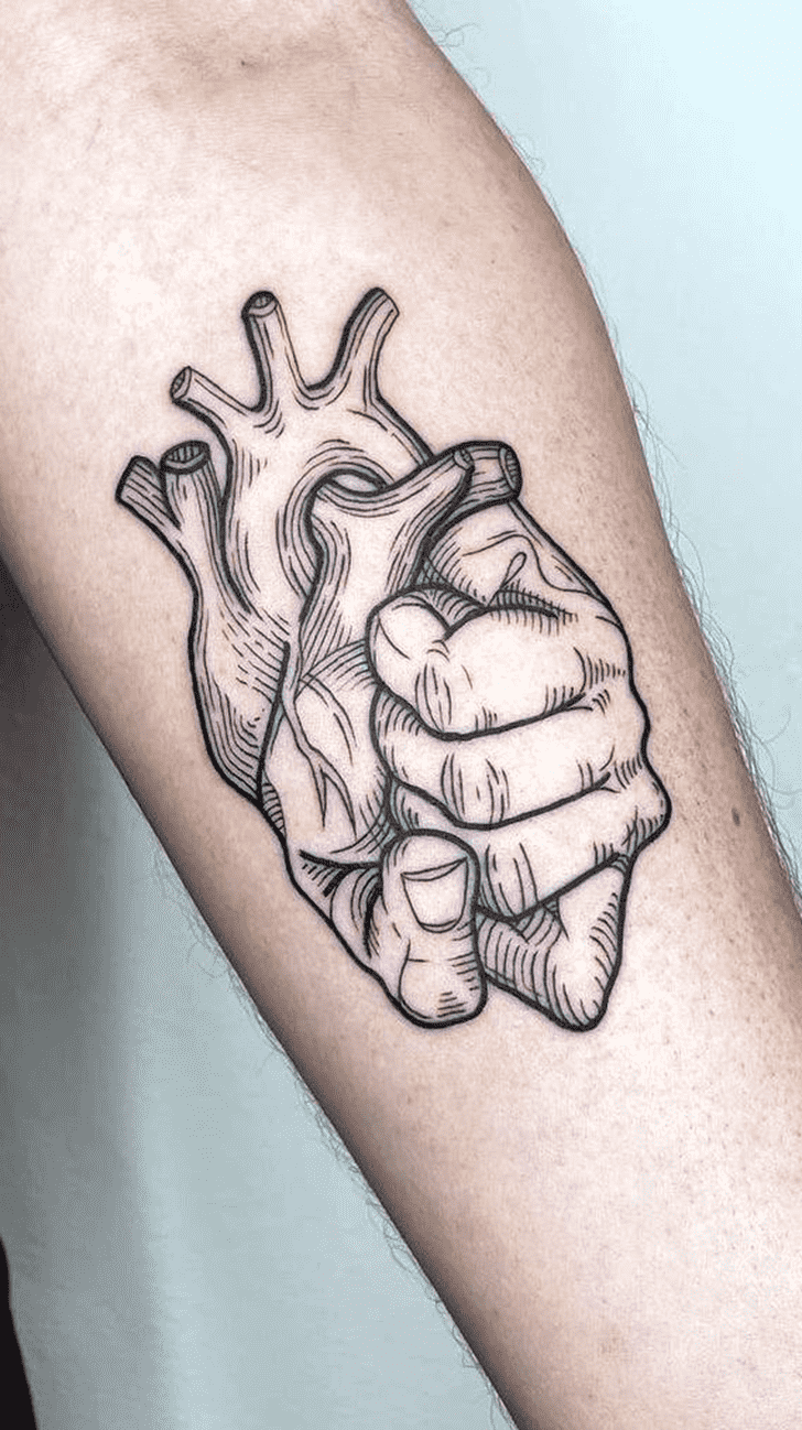 Human Heart Tattoo Ink