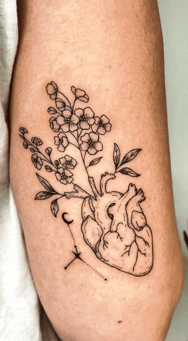 Human Heart Tattoo Design Image