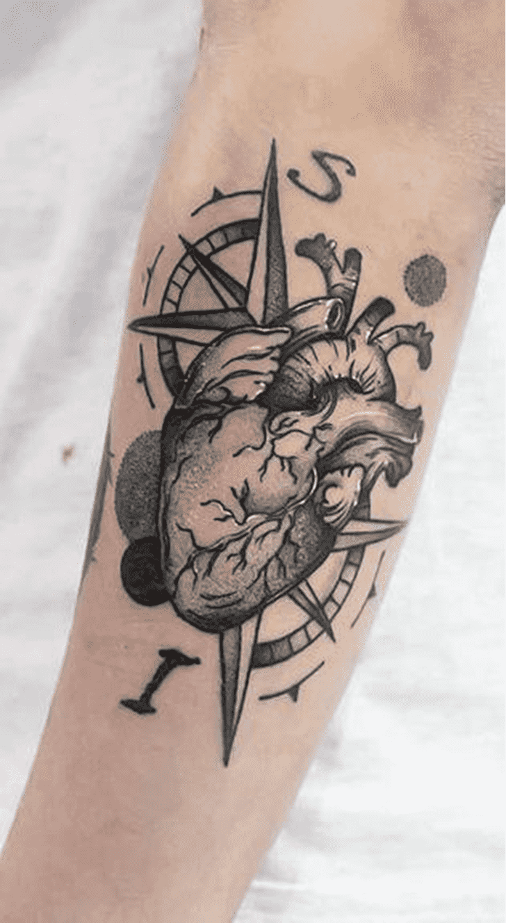 Human Heart Tattoo Picture