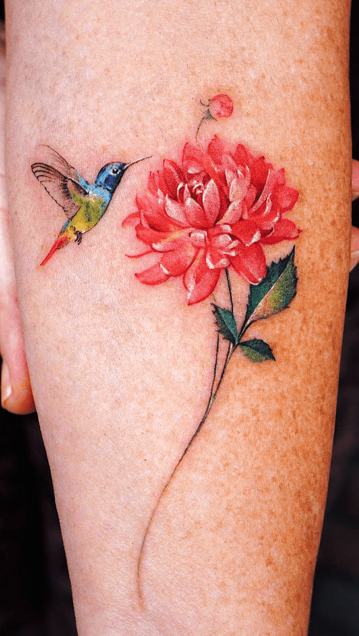 Hummingbird Tattoo Figure