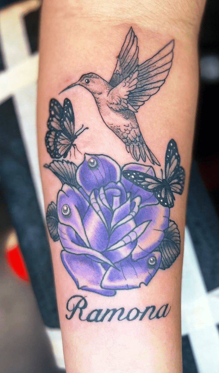 Hummingbird Tattoo Portrait