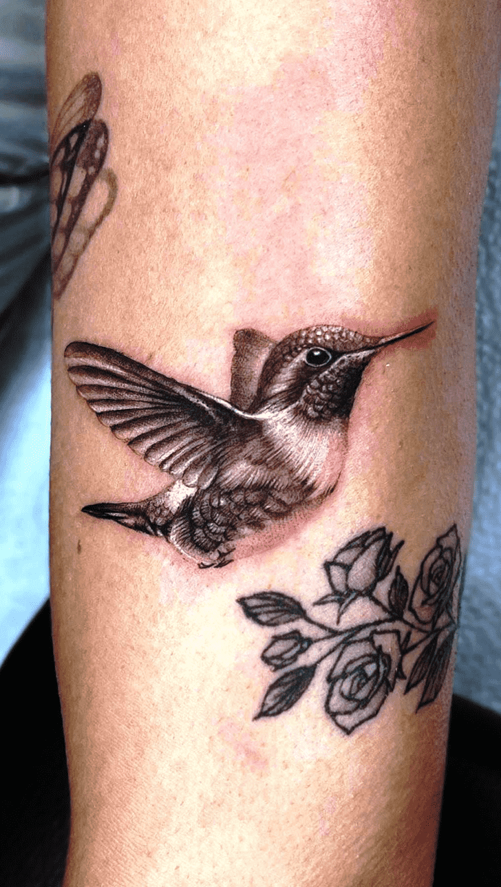 Hummingbird Tattoo Shot