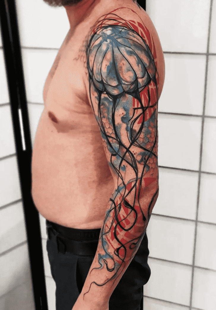 Jellyfish Tattoo Portrait