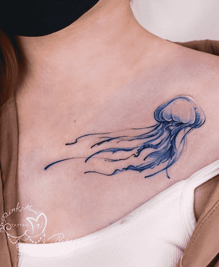 Jellyfish Tattoo Portrait