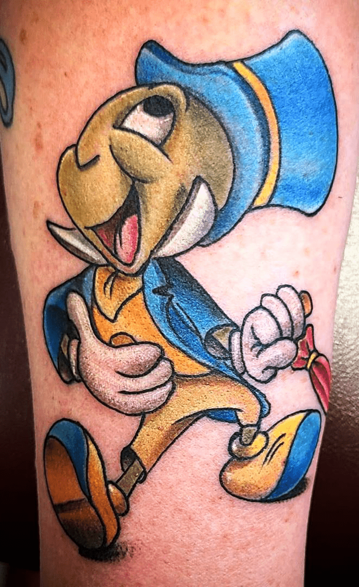 Jiminy Cricket Tattoo Portrait