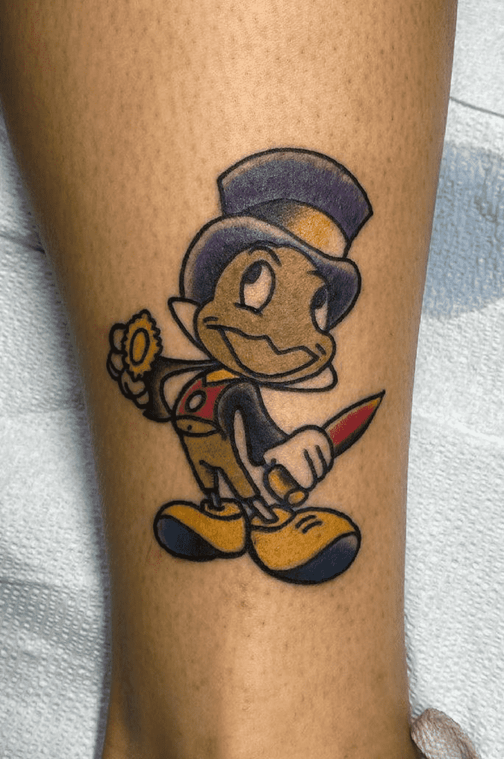 Jiminy Cricket Tattoo Ink