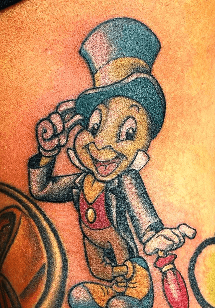 Jiminy Cricket Tattoo Photo