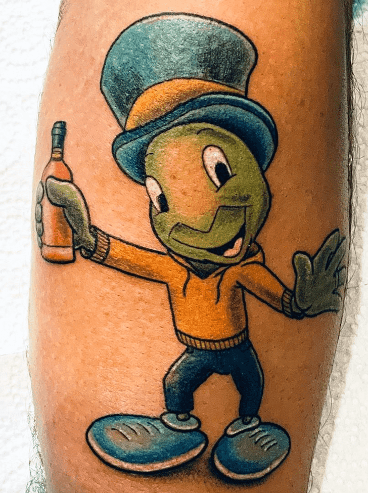 Jiminy Cricket Tattoo Shot