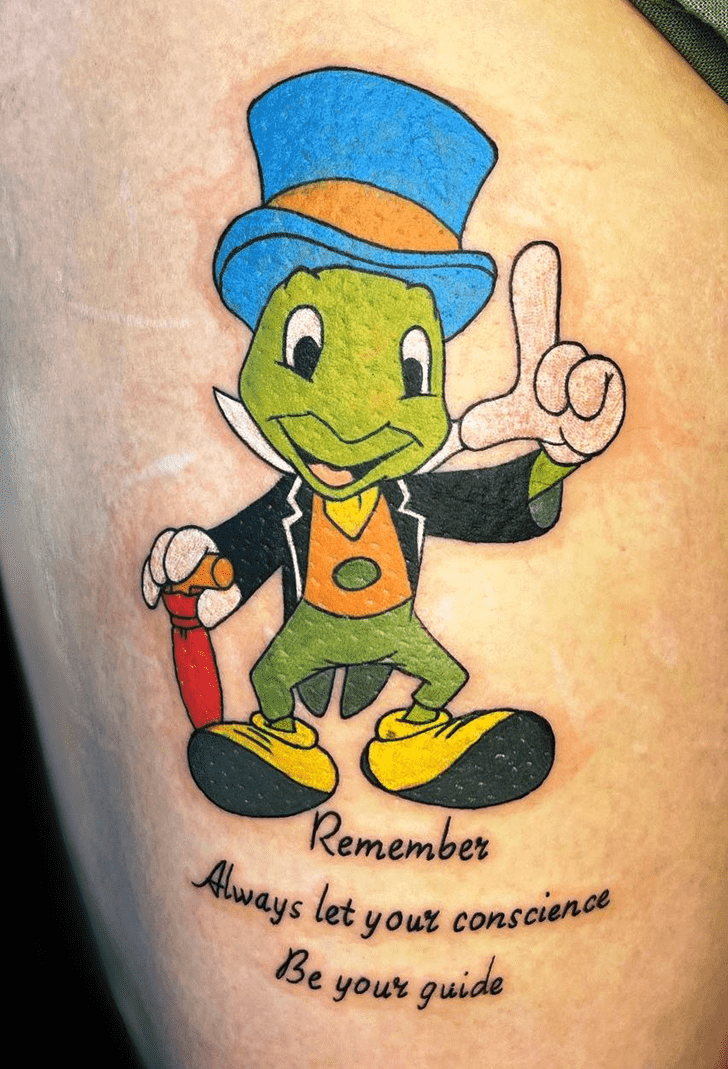 Jiminy Cricket Tattoo Design Image