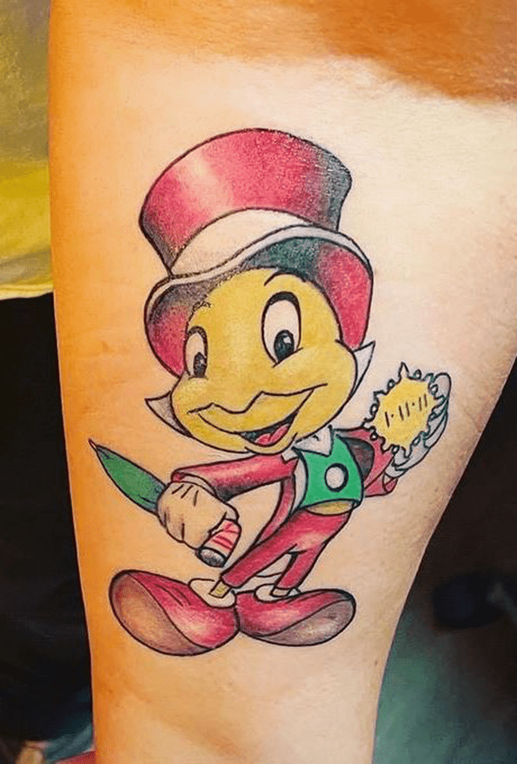 Jiminy Cricket Tattoo Photograph