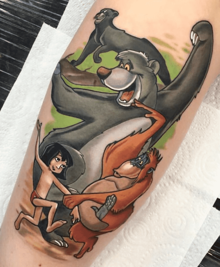 Jungle Book Tattoo Portrait