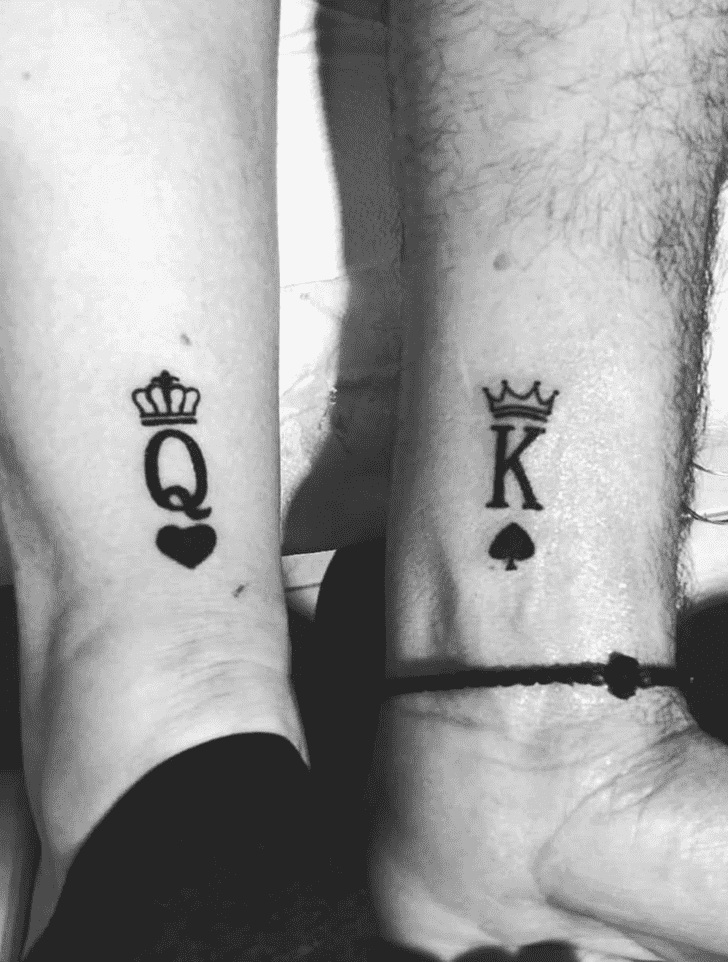 King Queen Tattoo Design Image