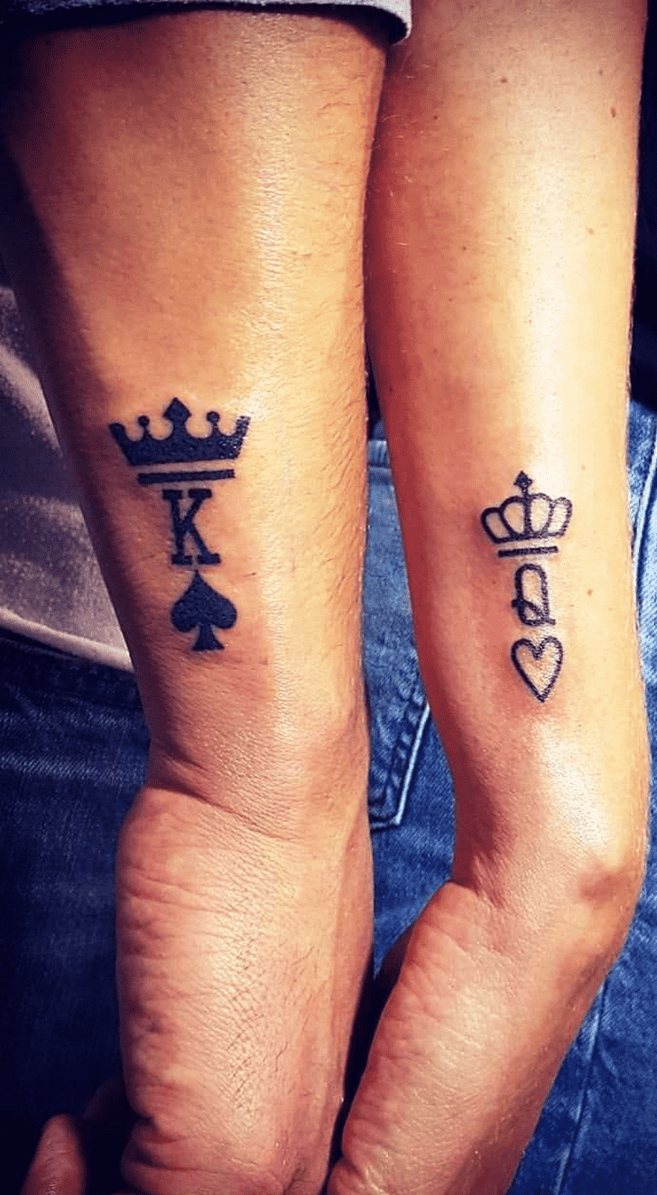 King Queen Tattoo Figure