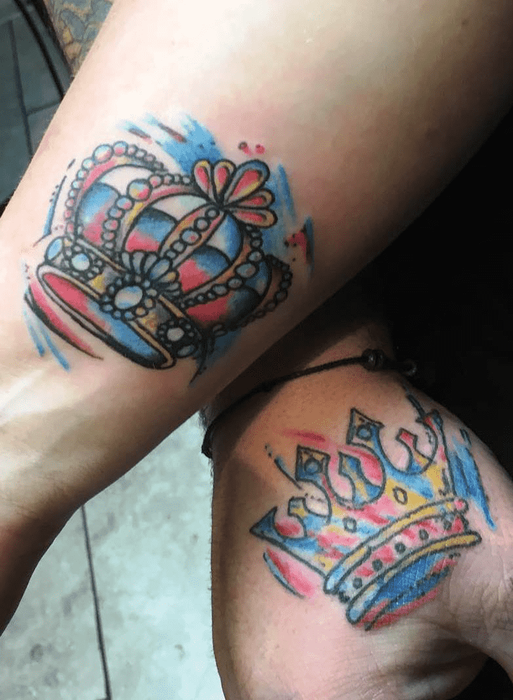 King Queen Tattoo Portrait