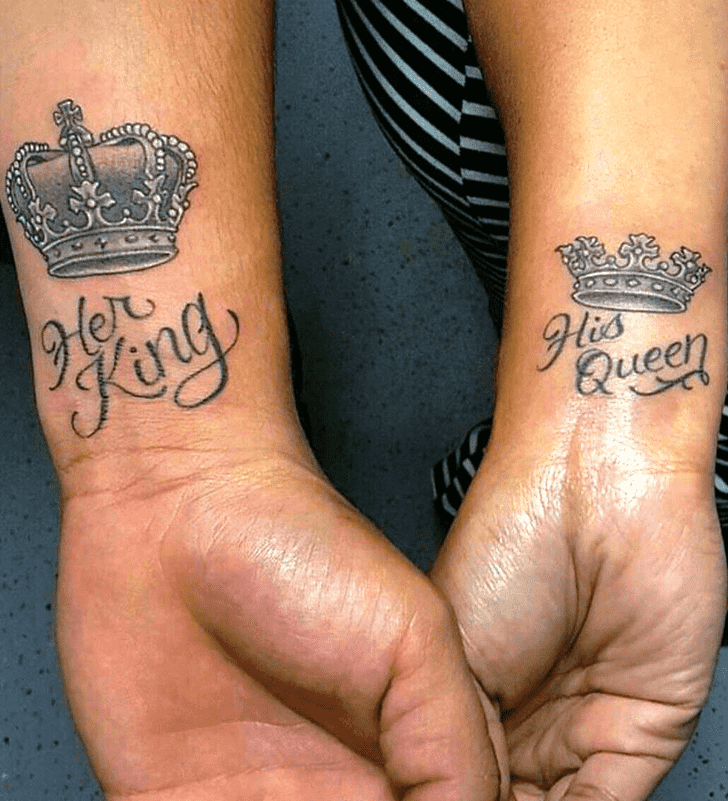 King Queen Tattoo Shot