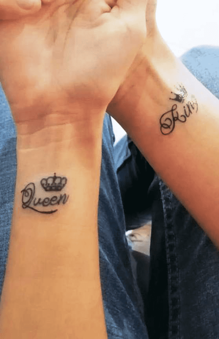 King Queen Tattoo Photograph