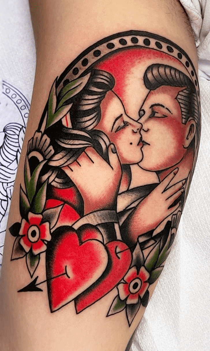 Kiss Day Tattoo Photograph